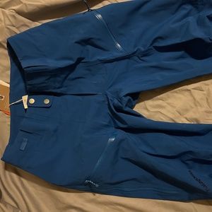 Patagonia Womens Stormstride Pants Size S Alpine Blue